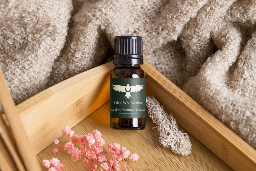 urban wise woman essential oil mockup
