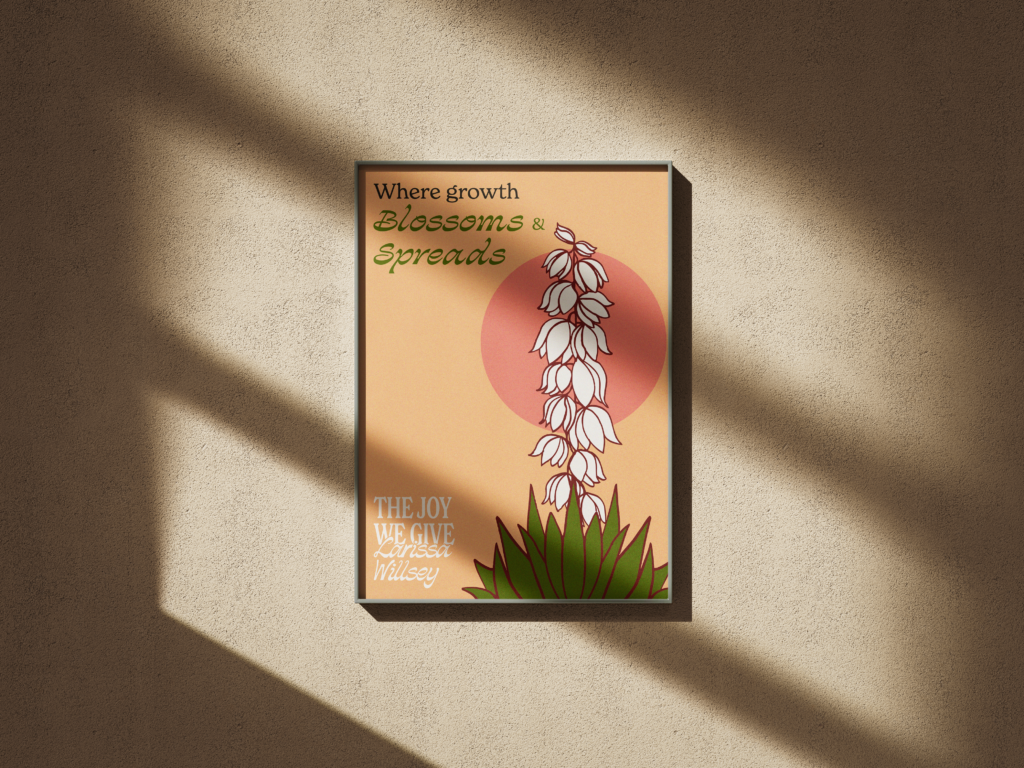 the joy we give logo mockup